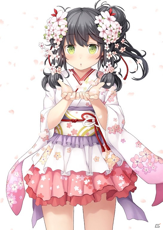 ニコニコアプリ「桃色大戦ぱいろん・生」桜をイメージした「吽行」「日ノ屋すず」の春限定verが登場！の画像3