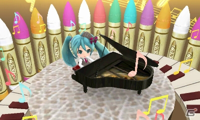 3DS「初音ミク Project mirai でらっくす」で新たに収録される「はじめまして地球人さん」のオープニングムービーを紹介！新ミニゲーム「ミックリバーシ」の情報もの画像9