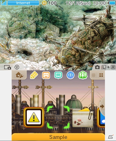 開くごとに“GOOD LUCK！”「鋼鉄帝国 STEEL EMPIRE」のニンテンドー3DS用テーマ2種類が配信開始の画像1