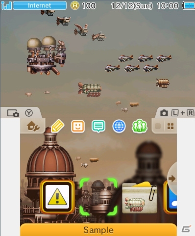 開くごとに“GOOD LUCK！”「鋼鉄帝国 STEEL EMPIRE」のニンテンドー3DS用テーマ2種類が配信開始の画像2