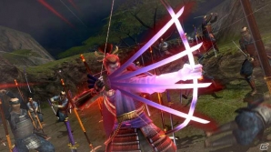 PS4/PS3「戦国BASARA4 皇」“金”は時が止まる！？ルーレットで能力が変化する“足利義輝”のバトルスタイルを紹介の画像16
