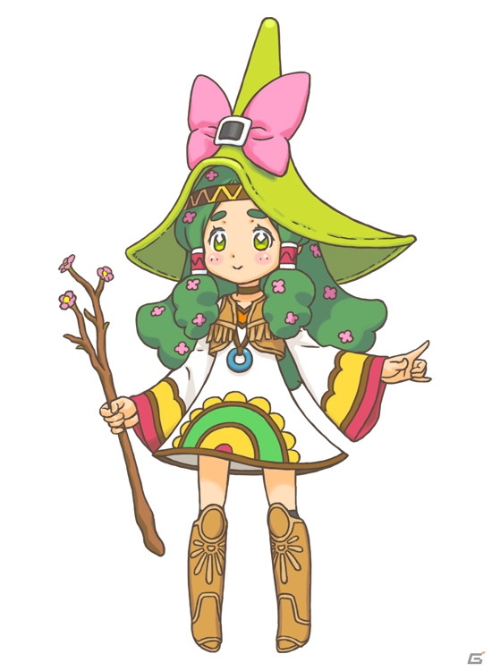 3DS「見習い魔女とモコモコフレンズ」ゲーム内の3Dモデルデータ・2Dイラストデータの無料配布が開始の画像11
