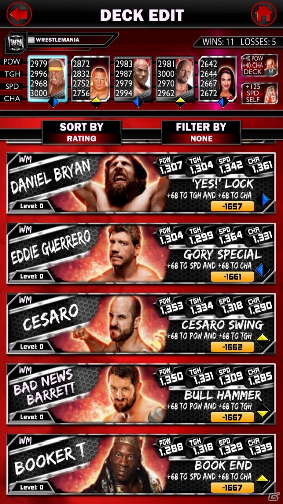 俺様の妙技を味わえ！カードがプロレスするiOS/Android「WWE SuperCard」が配信開始の画像10