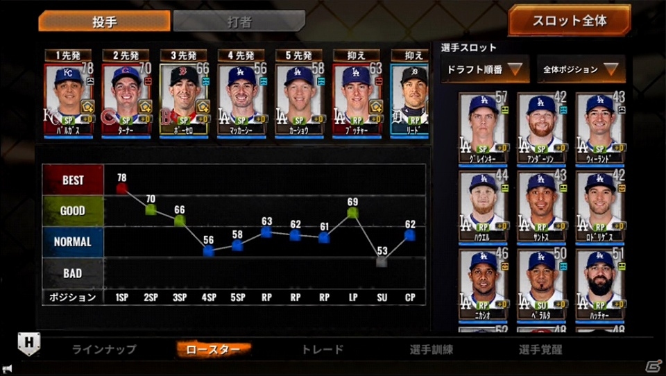 iOS/Android「MLBパーフェクトイニング15」が配信開始―MLB全30球団420名の選手を収録＆フォームや球種まで忠実に再現！の画像5