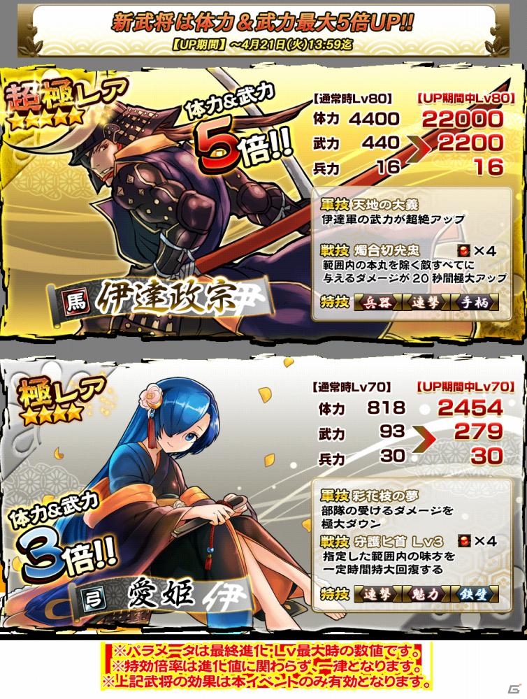 iOS/Android「戦国X」奥州筆頭が新勢力に！防衛戦イベント「伊達軍襲来」が開催の画像7