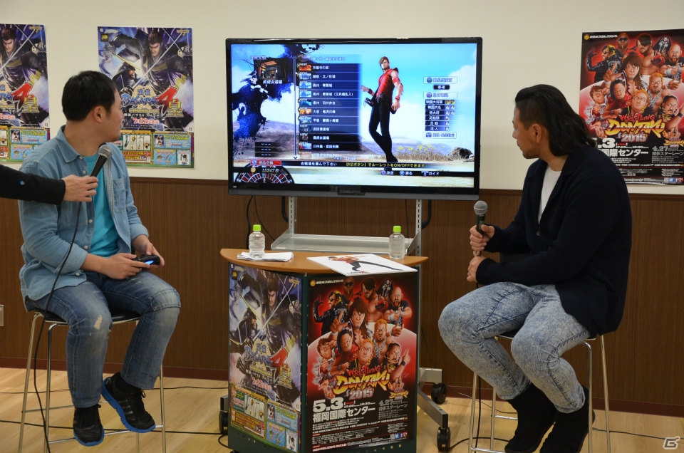 PS4/PS3「戦国BASARA4 皇」新日本プロレス所属の選手たちのコスチュームが登場！ディレクターの山本真氏と新日本プロレス所属の中邑真輔選手との対談模様をお届けの画像11