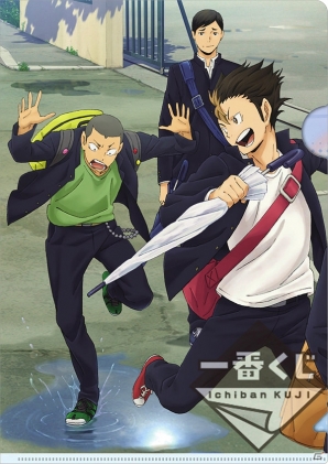 早い者勝ち！！ハイキュー!!アニくじクリアファイルセット音駒高校