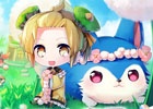 iOS/Android「ぷちっとくろにくる」魔法を習得可能なクエスト「精霊試験」が追加！春らしい華やかな装備「春娘」も4月17日より発売