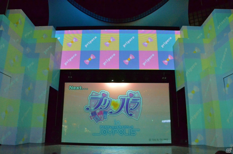 「プリパラ in JOYPOLIS」スペシャルCGライブをひと足先に見てきました―プロジェクションマッピングで魅力迫力ぐーんとアップのライブは必見！の画像1