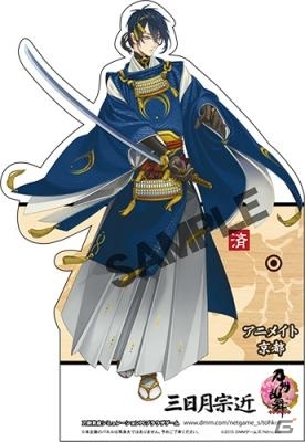 「刀剣乱舞-ONLINE-」三日月宗近のコンタクトレンズ＆アニメイトに刀剣男士スタンドPOPが登場の画像3