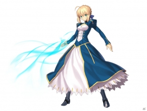「Fate/Grand Order」TVCM上で7週連続で新サーヴァントを発表―第1週はhuke氏デザイン、能登麻美子さんCVによる“セイバー”！の画像7
