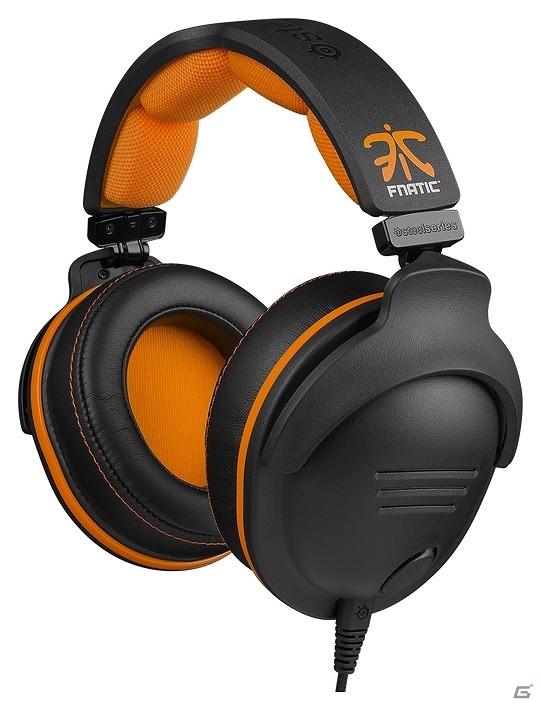 すべての音域を鮮明に表現するゲーミングヘッドセット「SteelSeries 9H Gaming Headset Fnatic Edition」が4月28日に発売の画像1