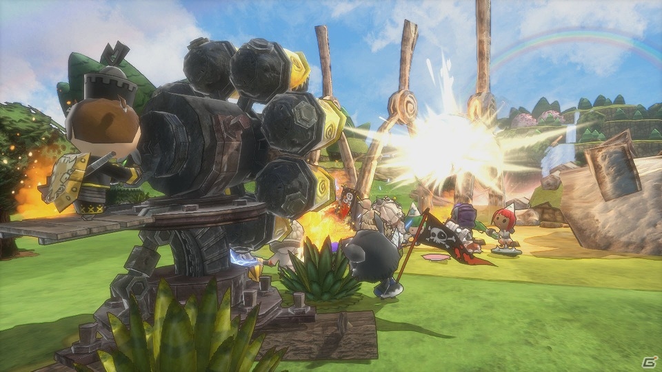 マルチプレイアクションゲーム「Happy Wars」が4月24日にXbox One向けに配信！Xbox 360版とのセーブデータの共有や画面分割プレイにも対応の画像2
