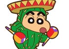 iOS/Android「クレヨンしんちゃん 嵐を呼ぶ炎のカスカベランナー!!」メキシカンな姿のしんちゃんが登場する映画公開記念イベントが開催！