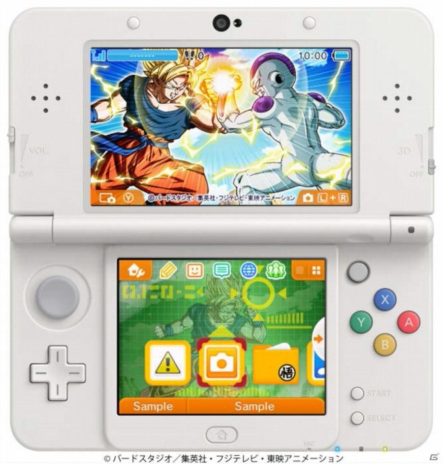 「ドラゴンボールZ」3DS用テーマに「悟空vsフリーザ」のデザインが登場！の画像1