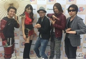 iOS/Android「戦国炎舞 -KIZNA-」佐藤かよさんが武将姿で登場！12時間公式ニコニコ生放送の様子が公開！の画像1