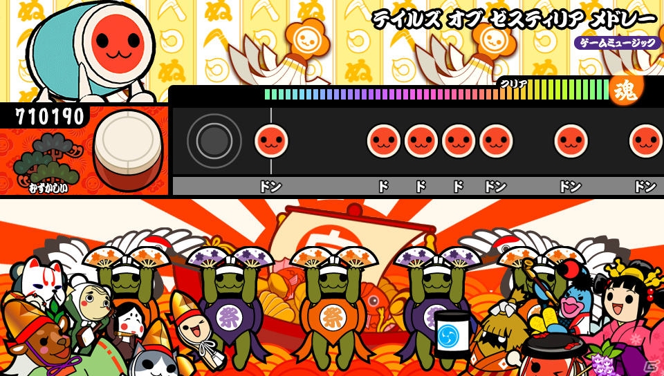 PS Vita「太鼓の達人 Vバージョン」に「デジモンアドベンチャー」「テイルズ オブ ゼスティリア」の楽曲が収録！新たなゲストキャラクターも紹介の画像3