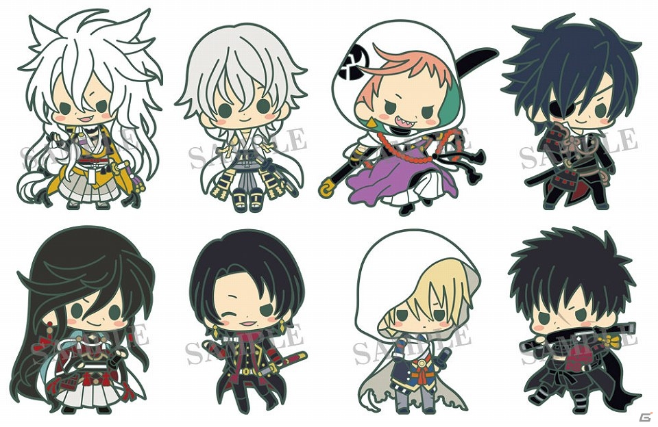 「刀剣乱舞-ONLINE-」刀剣男士たちのデフォルメラバーストラップ第2弾が登場―小狐丸、鶴丸国永など全8種がラインナップの画像10