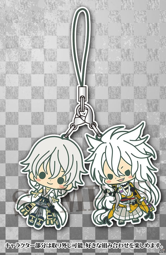 「刀剣乱舞-ONLINE-」刀剣男士たちのデフォルメラバーストラップ第2弾が登場―小狐丸、鶴丸国永など全8種がラインナップの画像9