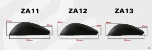 持ち上げやすさを重視した左右対称型ゲーミングマウス「ZAシリーズ」が発表の画像2