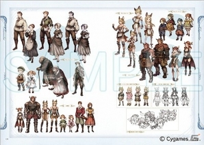 武器やキャラクターたちのラフイラストなどが収録された設定資料集「グランブルーファンタジー GRAPHIC ARCHIVE」が発売！の画像3