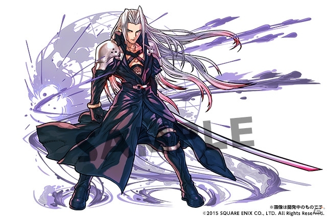 iOS/Android「パズル＆ドラゴンズ」FFシリーズコラボよりセフィロスをはじめ歴代ボスイラストが公開！スペシャルテレビCMも放映決定の画像3