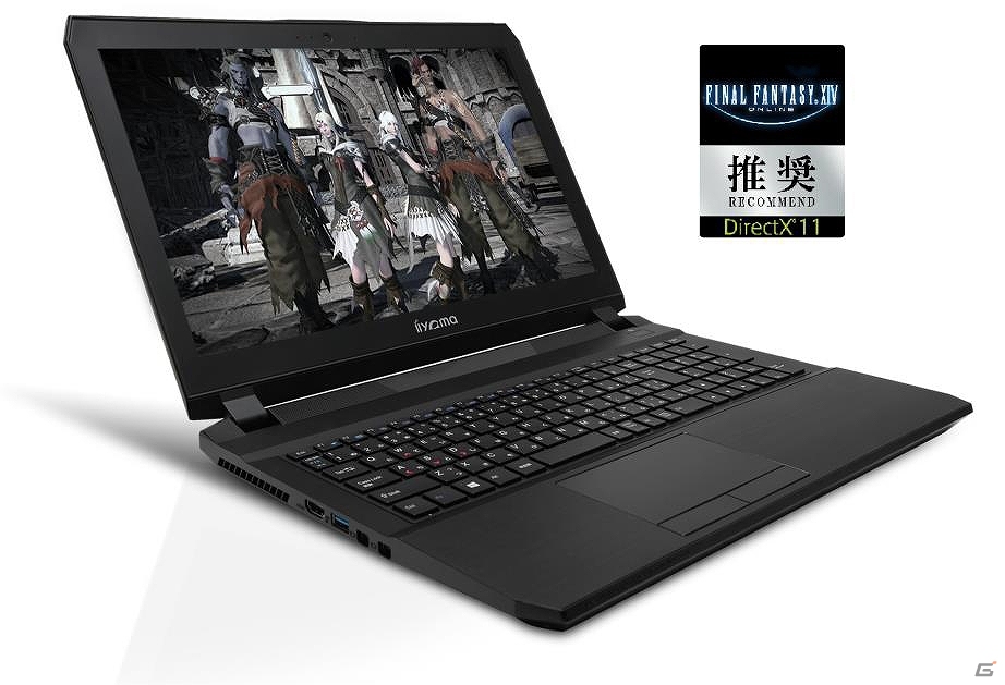 iiyama PC、「ファイナルファンタジーXIV」推奨ノートPCを発売―ゲーミングモデルながら25mmの薄さを実現の画像1