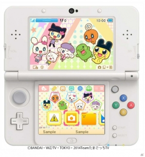 ニンテンドー3DSにまめっちやめめっちたちが集まった「たまごっち！」のテーマが登場！の画像1