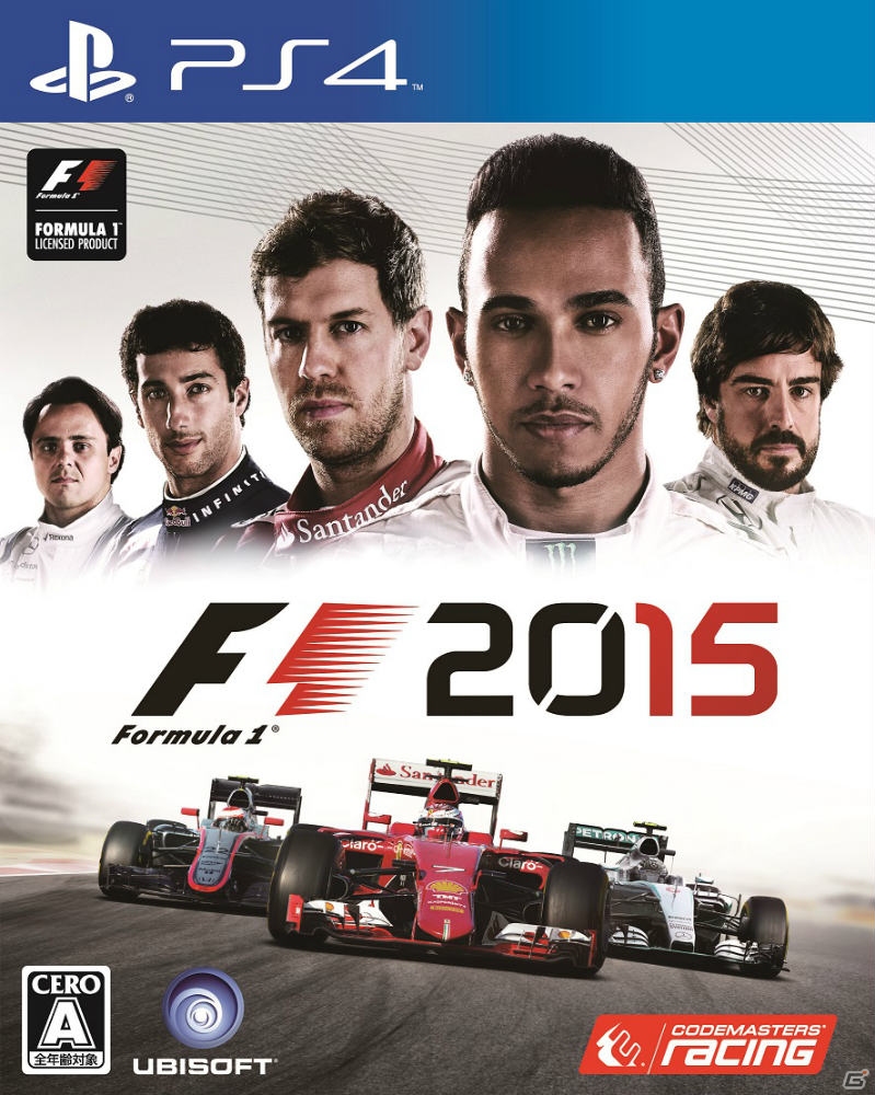 PS4/Xbox One「F1 2015」がユービーアイソフトより7月23日に発売！日本版のパッケージが公開の画像1