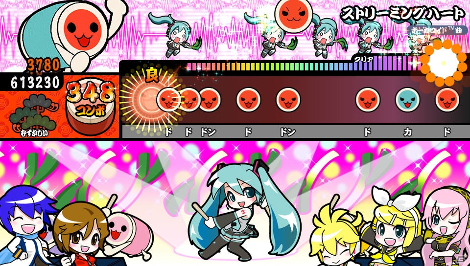 PS Vita「太鼓の達人 Vバージョン」にアニメ「化物語」の「君の知らない物語」など5曲が収録決定！ファルコム作品や鉄拳のキャラクターも登場の画像2