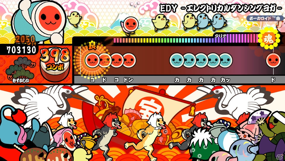 PS Vita「太鼓の達人 Vバージョン」にアニメ「化物語」の「君の知らない物語」など5曲が収録決定！ファルコム作品や鉄拳のキャラクターも登場の画像3