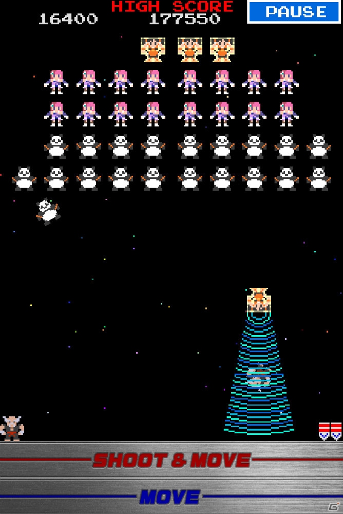 懐かしの名作「ギャラガ」と「鉄拳」がコラボレーション！？iOS/Android「Galaga:TEKKEN 20th Anniversary Edition」が配信開始の画像3