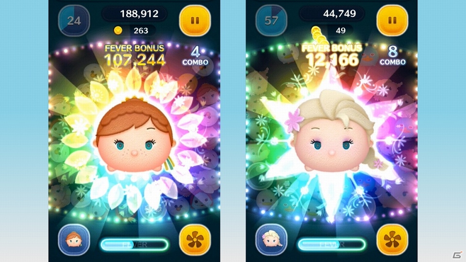 iOS/Android「LINE：ディズニー ツムツム」新CM「エルサのサプライズ篇」が放送開始！新ツム「バースデーアナ」「サプライズエルサ」も登場の画像2