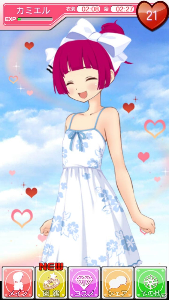 「天使のコスメティシャン」がAndroid向けにリリース―美少女天使の髪をカット＆結んで育てるコスメティック育成ゲームの画像2
