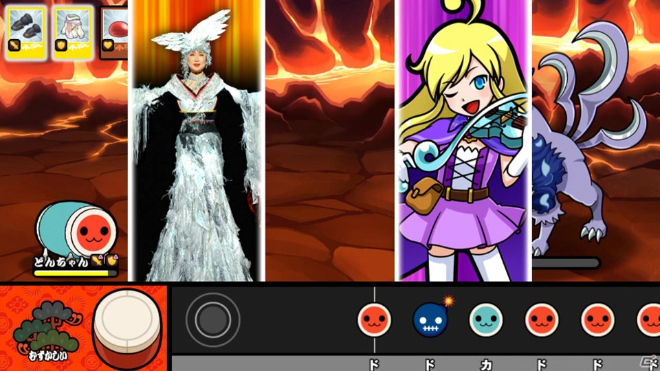 PS Vita「太鼓の達人 Vバージョン」うたプリの「マジLOVE1000％」が登場！小林幸子さんらゲストキャラクターも続々と参戦の画像8