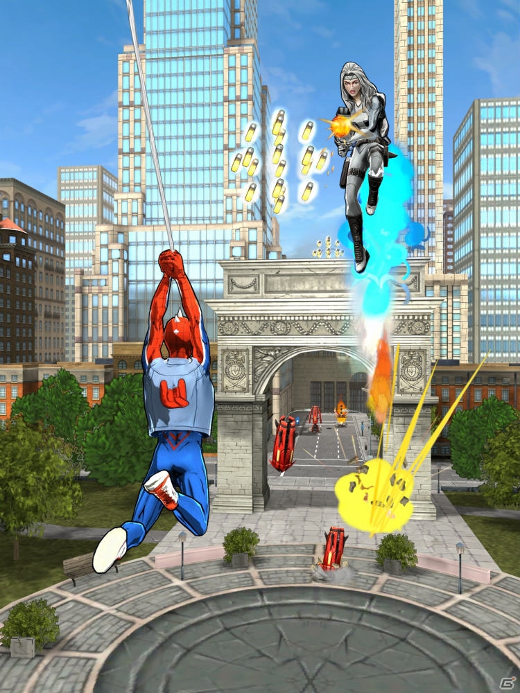 iOS/Android「スパイダーマン・アンリミテッド」が累計100万ダウンロード突破―6種類の新スパイダーマンが登場するアップデートをiOS版で実施の画像4