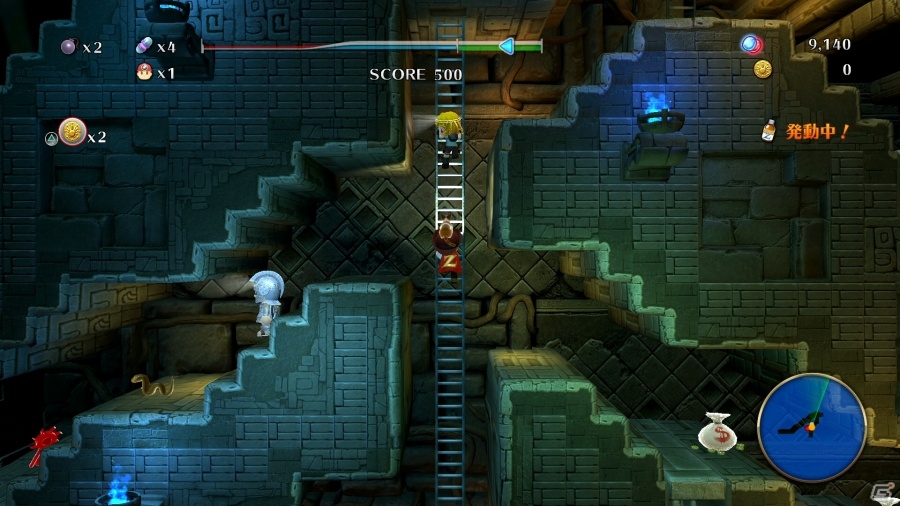 PS4「みんなでスペランカーZ」ワールド3「古代遺跡」のギミックを一部紹介！新ペット「ミケ」＆PS Vita版の配信情報もの画像1