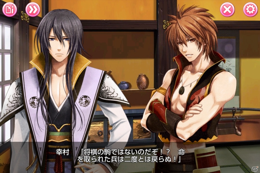 今度の武将たちは髪の毛まで動く！iOS/Android「戦国姫歌～時果の契り～」が配信開始の画像6