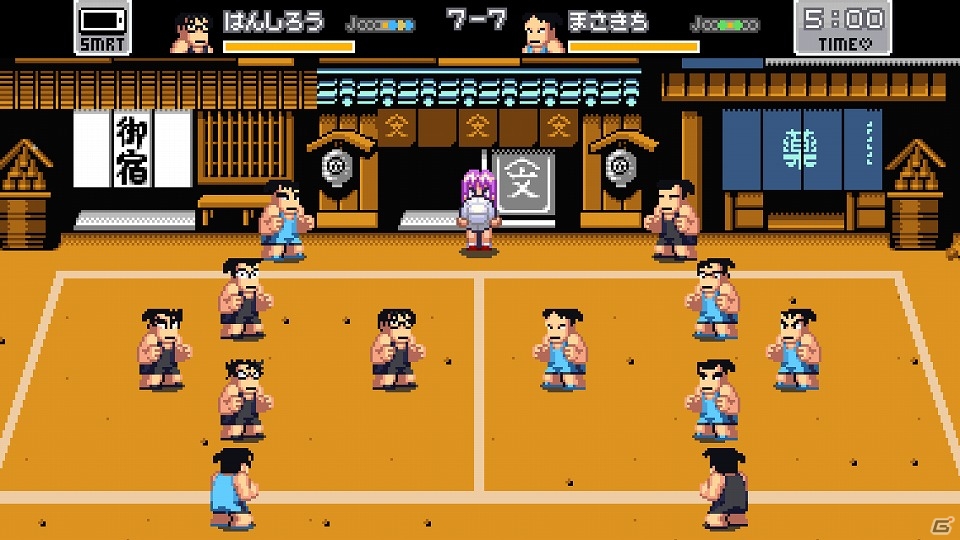 iOS「くにおくんの熱血ドッジボール ALLSTARS!!」時代劇を舞台としたイベント「DTすぺしゃる じだいげき」が開催！の画像6
