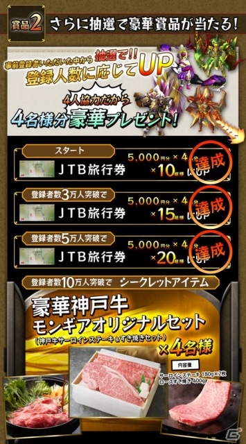 iOS/Android「モンスターギア」の事前登録が本日終了―“事前登録ガチャ”キャンペーンのガチャ上限回数が撤廃！の画像2