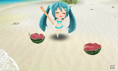 3DS「初音ミク Project mirai でらっくす」に追加された各種要素をチェック―「ミライリゾート」滞在中にはビーチイベントが！？の画像26