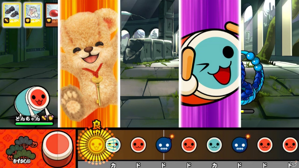 PS Vita「太鼓の達人 Vバージョン」でオカダ・カズチカ選手の入場テーマなど7曲が収録決定！ゲストキャラクターとしてもオカダ選手＆クマトモが登場の画像11