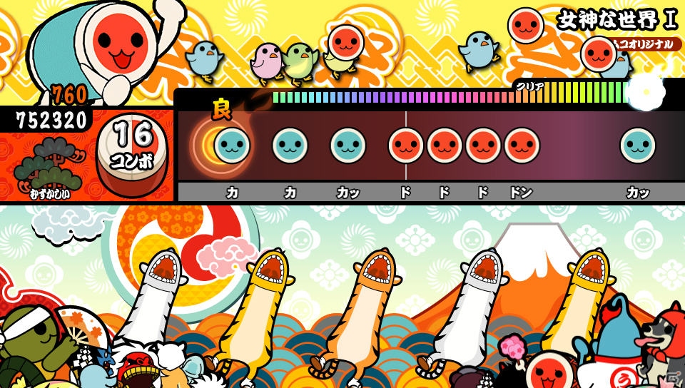 PS Vita「太鼓の達人 Vバージョン」でオカダ・カズチカ選手の入場テーマなど7曲が収録決定！ゲストキャラクターとしてもオカダ選手＆クマトモが登場の画像6