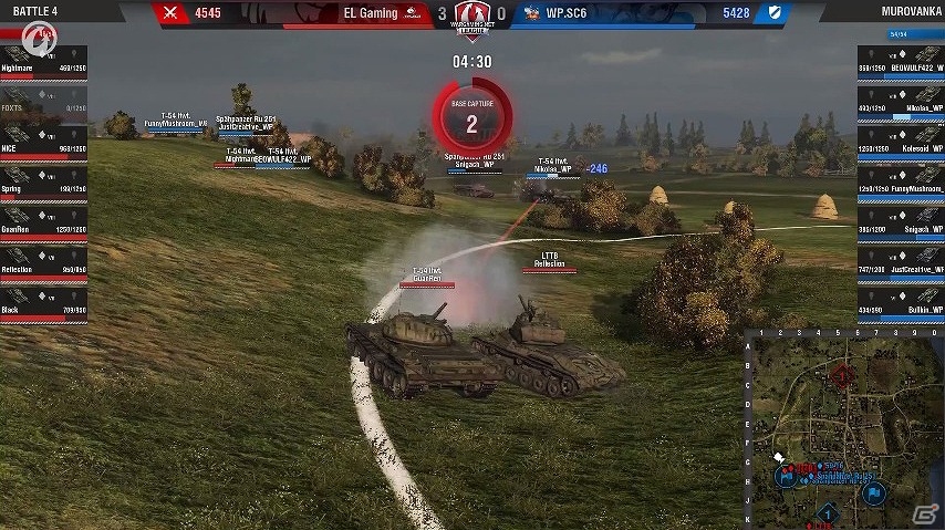 「World of Tanks」e-Sports「Wargaming.net League The Grand Finals 2015」の結果が発表！大会のハイライトをまとめた動画も公開の画像1