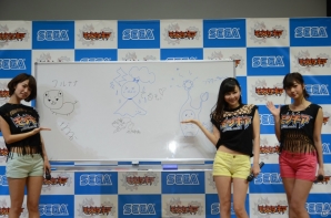 iOS/Android「モンスターギア」の配信がスタート！杉原杏璃さん、菜乃花さん、大貫彩香さんによるモンギアガールズが結成された完成披露会をレポートの画像15