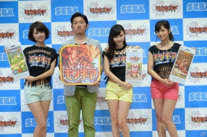 iOS/Android「モンスターギア」の配信がスタート！杉原杏璃さん、菜乃花さん、大貫彩香さんによるモンギアガールズが結成された完成披露会をレポートの画像16