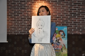 「七つの大罪 ポケットの中の騎士団」三社座談会をレポート！鈴木央氏の描き下ろし新キャラ「アーデン」「デルドレー」＆「進撃の巨人」コラボも発表の画像15