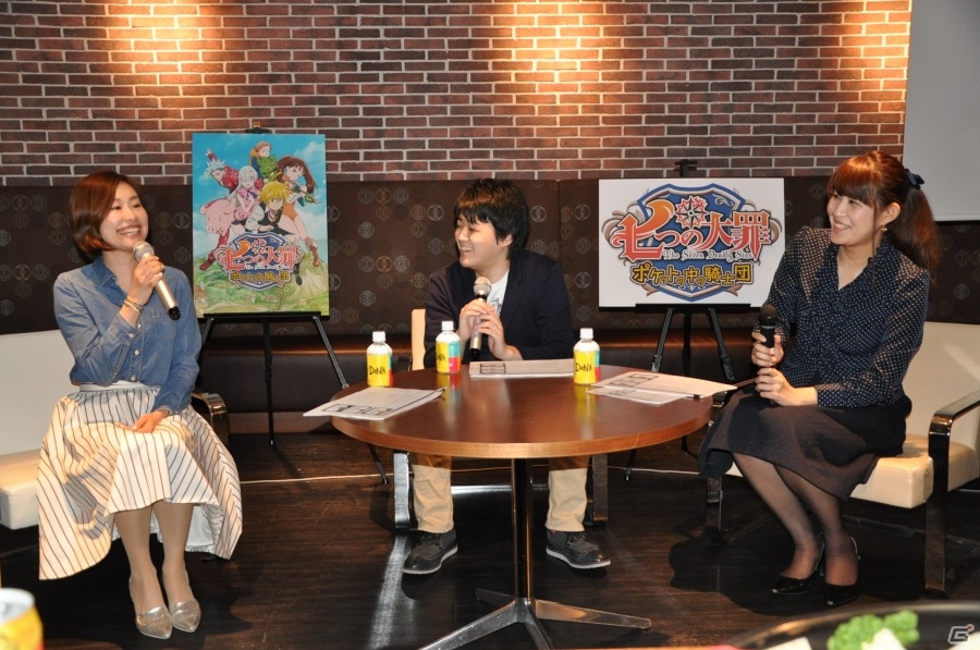 「七つの大罪 ポケットの中の騎士団」三社座談会をレポート！鈴木央氏の描き下ろし新キャラ「アーデン」「デルドレー」＆「進撃の巨人」コラボも発表の画像18