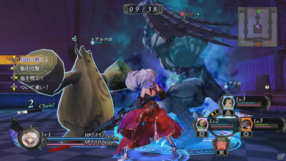 PS4/PS3/PS Vita「よるのないくに」半妖の少女・アーナスと聖女・リュリーティスを紹介―戦闘のパートナーとなる“従魔”の情報もの画像15