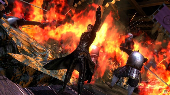 PS4/PS3「戦国BASARA4 皇」京極マリアのドSアクションスタイルが公開！「バイオハザード」コラボ衣装もお披露目の画像25